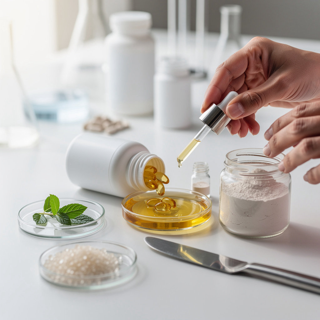 ClarBio Nutrition advanced liposomal supplement formulations in premium amber glass bottles