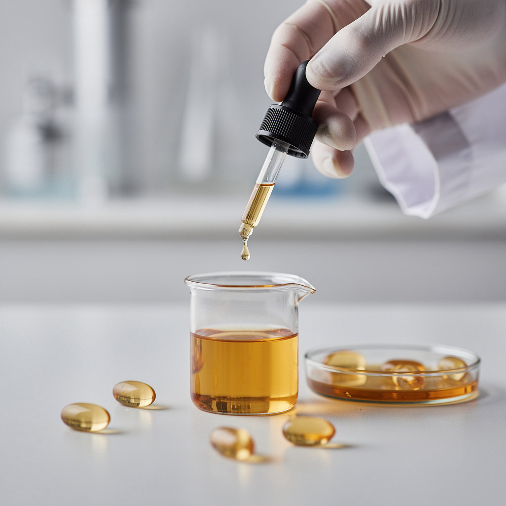 ClarBio Nutrition Liposomal Vitamin D3 + K2 supplement in premium amber glass bottle